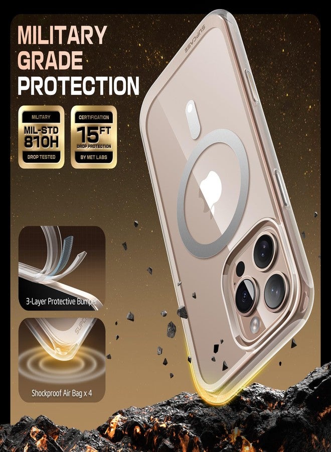 SUPCASE for iPhone 16 Pro Max Case with Camera Control Capture Button (Unicorn Beetle Mag), [Compatible with MagSafe] [Military-Grade Protection] Slim Clear Magnetic Phone Case (Glitter) - Image 5